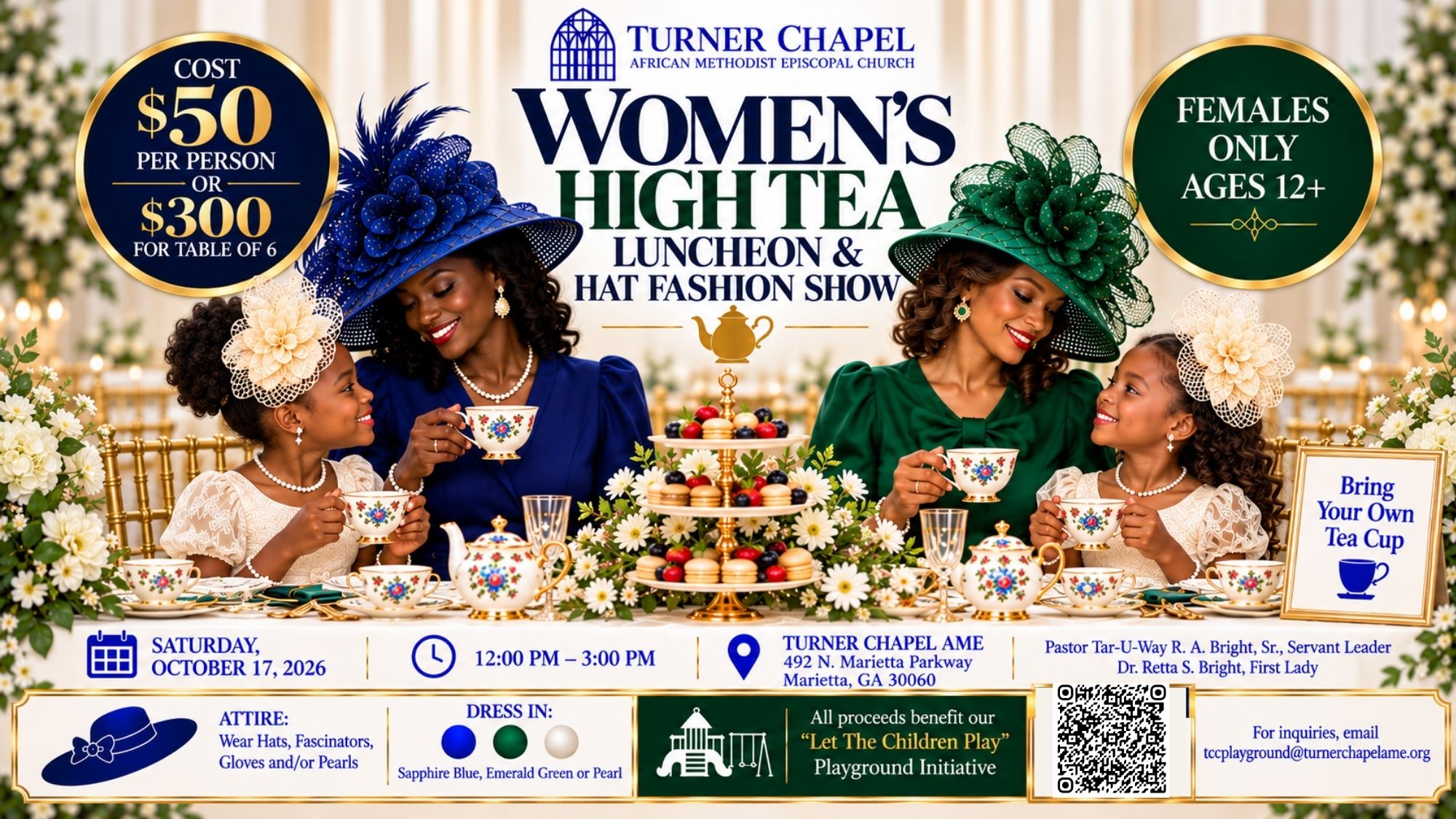 Women's High Tea Luncheon & Hat Fashion Show